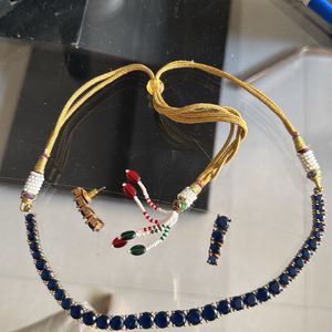 Blue Jewellery Set