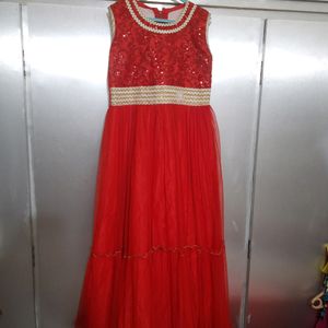 Red Sequin Gown