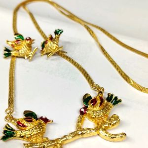 Gold Plated Jewellery Set