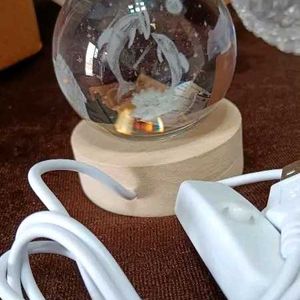 3D Dolphin Crystal Ball Night Lamp 🏮