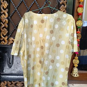 Satin..polka Dots Top For Women