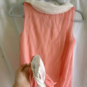 vintage imported peach top/dress(women)