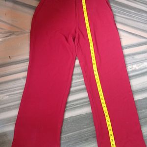 H&M Dark Red Trouser