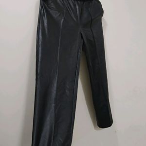 Straight Fit Leather Pant Waist _28_31