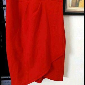 Women's Red Skirt dress