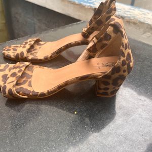 Leopard Print Wedge