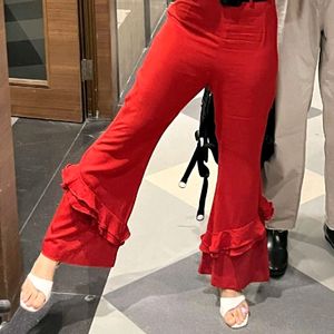 y2k retro tailored bootcut pants