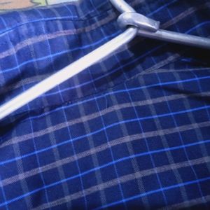 Blue Checked Shirt Lightly Used