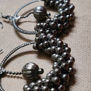 Lightweight Heavy Looking Oxidised Silver Color