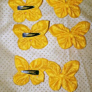 Butterfly Hair Clip (pack Of 3)