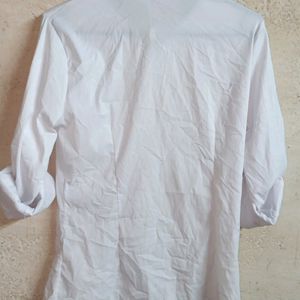 Ladies Summer Fashion Top Shirt White