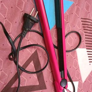 Pink Syska Hair Straightener