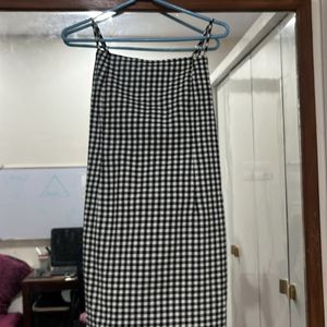 Gingham Short Dress