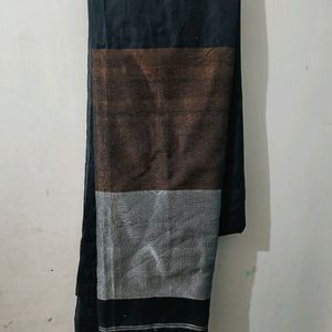 Zari Palla Plain Saree