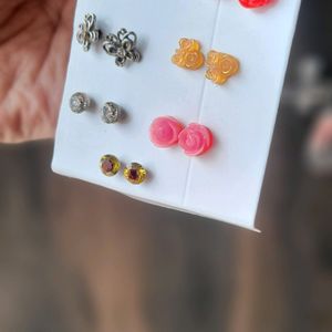 Combo Of Earring Studs For Women(Setof7)