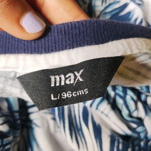 Max Top - Blue And White