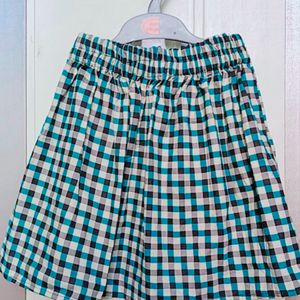 Girls Skirt Three Piece Combo Set