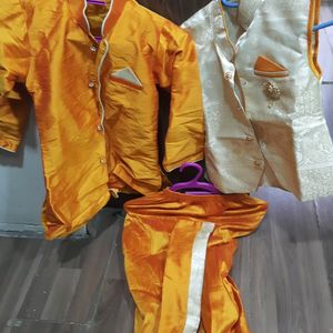 Birthday Or Puja Wear Boy Kurta & Dhoti Payajama