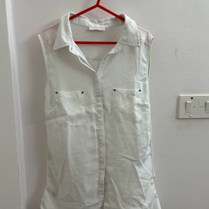 White Georgette Shirt