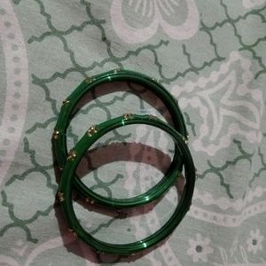 Green Non Breakable Bangle (2)