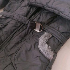 Black Hooded Jacket