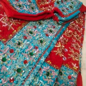 Very Heavy Bridal Wear Saree At Cheap Price 🔥