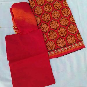 NEW NEVER USE❤❣KURTA, PANT ,DUPPATA SET UNSTITCHED