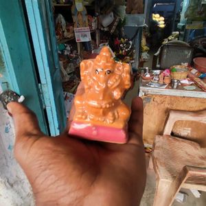 Small Ganesh Ceramic Statue