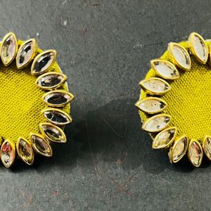 Fancy Party Wear Have Kunden Earrings