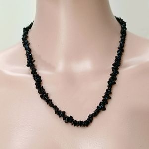 Healing Crystal Natural Black Tourmaline Necklace
