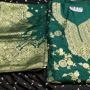 Banarasi Silk Suit Piece