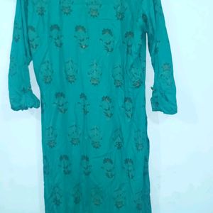 Beautiful Golden Foil Print Kurti From Avaasa