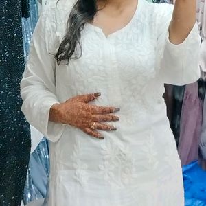 Malmal Chikankari Kurti🌷SALE🌷