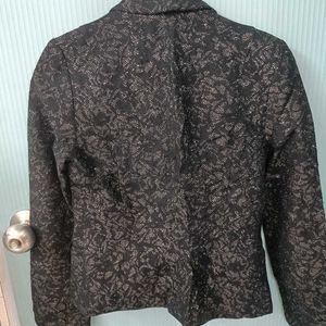 Black Shinning Blazer For Women