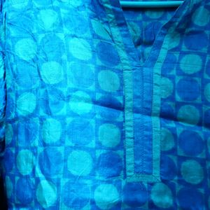 🆕132. Short Kurti Dark Cyan 🆕