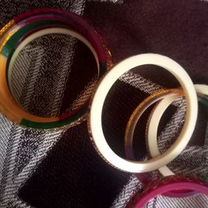 Plastic Matt Finish Heavy Bangles