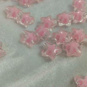 Star Charm 50 Pis Pink Colour