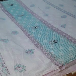 Pure Cotton  Saree