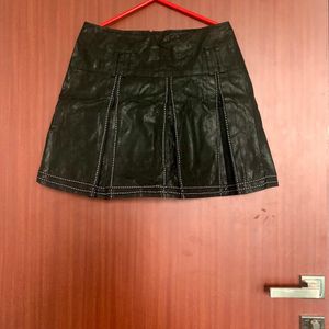 Trendy Comfortable Leather Skirt