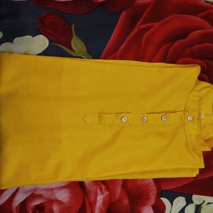 🟡yellow  Kurta For Men/ Boys