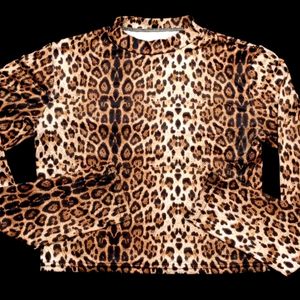 Cheetah Printed Crop Top