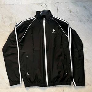 ADIDAS ORIGINALS BLACK 3 STRIPES JACKET