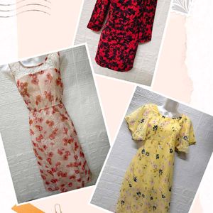 Combo Of Three Dresses