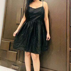 Black Satin Barbie Dress