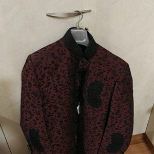 New Burgandy Indo Western Coat