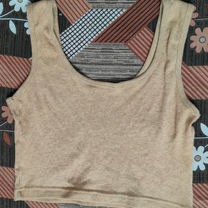 2 In 1 ( Blouse Shape Crop Top)