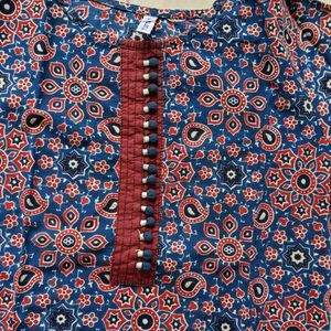 Yufta Cotton Kurta For Women