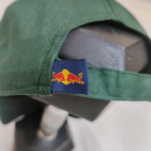 Red Bull Men Olive Green Cap