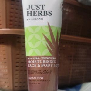 It's A Just Herbs Body Lotion Trial Pack Used Once
