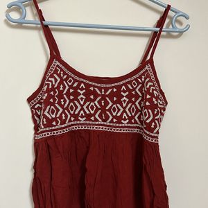 Forever 21 Rust Color Cute Top